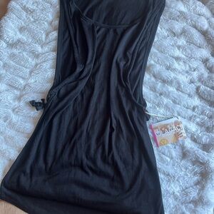 Lagaci Black tank top Dress